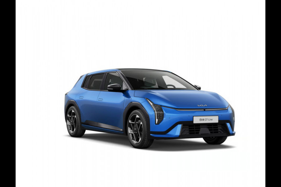 Kia EV4 GT-Line 81.4 kWh | Actieprijs* | Navi. | Clima. | Adapt. Cruise. | Dodehoekassistentie | Schuif-/Kanteldak | Harman Kardon | GT-Line Bekleding In Vegan Leder | Massagefunctie