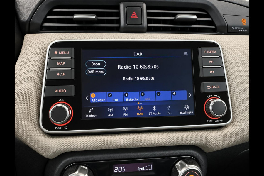 Nissan Micra 1.0 IG-T N-Connecta 101pk Camera Navigatie Apple Carplay Android Auto LED Koplampen Cruise Control Parkeersensoren Climate Control