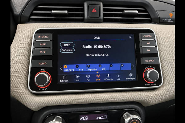Nissan Micra 1.0 IG-T N-Connecta 101pk Camera Navigatie Apple Carplay Android Auto LED Koplampen Cruise Control Parkeersensoren Climate Control