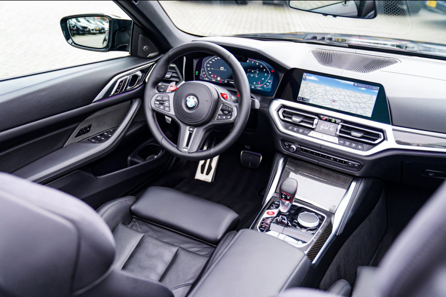 BMW 4 Serie Cabrio M4 xDrive Competition | Akrapovic | Carbon Package | Harman/Kardon | Nekverwarming | Laser | Adaptieve Cruise