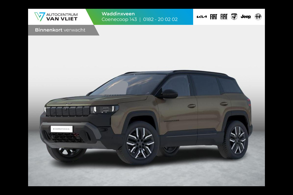 Jeep Compass Overland 4xe 375pk 96 kWh | 602km WLTP | Convenience Pack | Driver Assist. Pack | Schuif/Kanteldak | Premium Pack | Warmtepomp