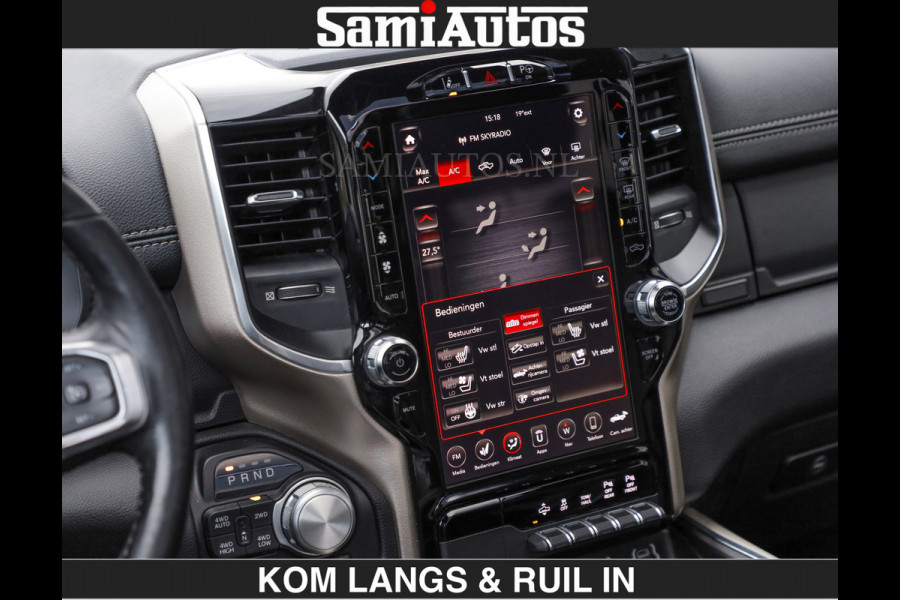 Dodge Ram HULK PACK | WIDE BODY | BOM & BOM VOL OPTIES | LUCHTVERING | OPENUITLAAT KLEP | ADAPTIVE CRUISE | CREW CAB DC | DUBBELE CABINE | 5 PERSOONS |