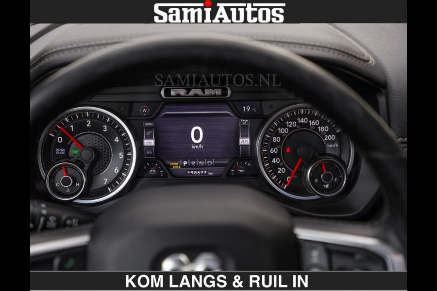 Dodge Ram HULK PACK | WIDE BODY | BOM & BOM VOL OPTIES | LUCHTVERING | OPENUITLAAT KLEP | ADAPTIVE CRUISE | CREW CAB DC | DUBBELE CABINE | 5 PERSOONS |
