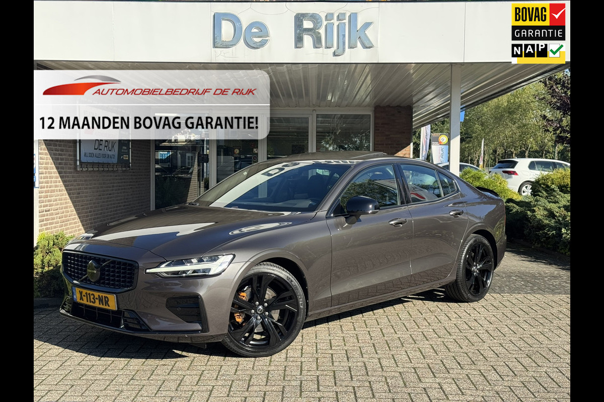 Volvo S60 2.0 B4 Plus Dark | Panoramadak, Harman Kardon, Leder, Camera, Carplay/Android, ACC, Climate | NAP |