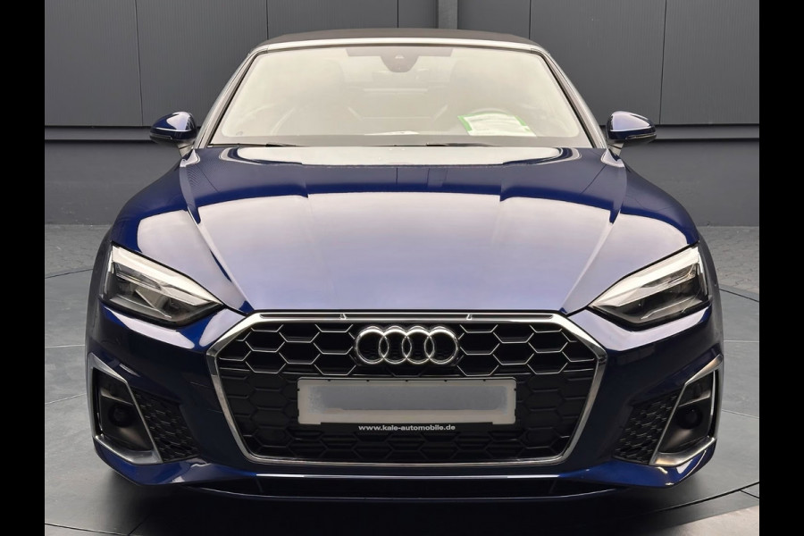 Audi A5 Cabriolet 35 Tfsi S-LINE ** LED, VIRTUAL TREKH, MASSAGE, 20-inch LMV ** UNFALLFREI - Slechts 34.996km. ** ** INFORMEER OOK NAAR ONZE AANTREKKELIJKE FINANCIAL-LEASE TARIEVEN **