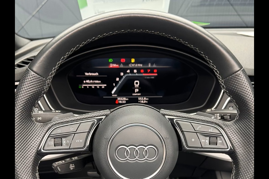 Audi A5 Cabriolet 35 Tfsi S-LINE ** LED, VIRTUAL TREKH, MASSAGE, 20-inch LMV ** UNFALLFREI - Slechts 34.996km. ** ** INFORMEER OOK NAAR ONZE AANTREKKELIJKE FINANCIAL-LEASE TARIEVEN **