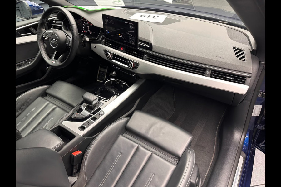 Audi A5 Cabriolet 35 Tfsi S-LINE ** LED, VIRTUAL TREKH, MASSAGE, 20-inch LMV ** UNFALLFREI - Slechts 34.996km. ** ** INFORMEER OOK NAAR ONZE AANTREKKELIJKE FINANCIAL-LEASE TARIEVEN **