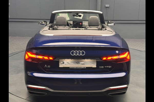 Audi A5 Cabriolet 35 Tfsi S-LINE ** LED, VIRTUAL TREKH, MASSAGE, 20-inch LMV ** UNFALLFREI - Slechts 34.996km. ** ** INFORMEER OOK NAAR ONZE AANTREKKELIJKE FINANCIAL-LEASE TARIEVEN **