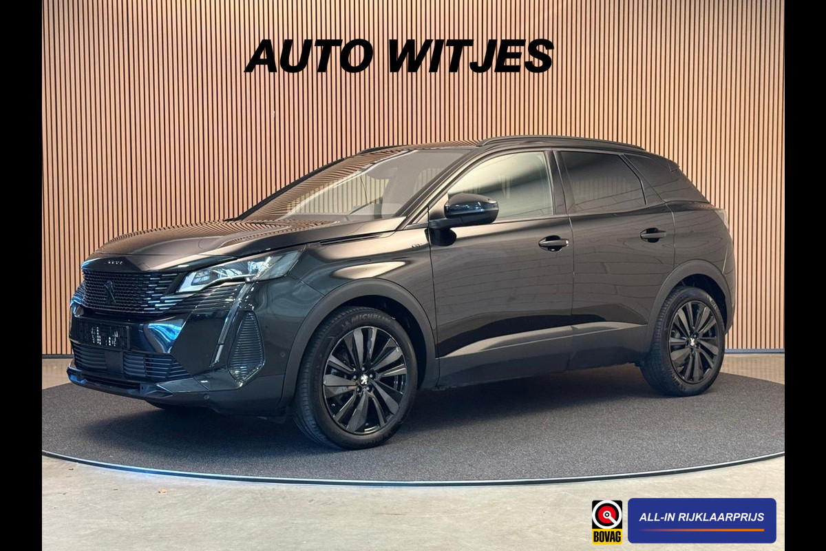 Peugeot 3008 1.2 PureTech 130PK Aut. GT Black Pakket | Navi | Camera | LED | Trekhaak | 19 inch | Incl. garantie