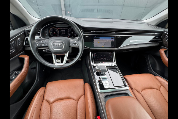 Audi Q8 55 TFSI QUATTRO * S-line * Panoramadak * Stoel koeling/verwarming * Stoel/spiegel memory *
