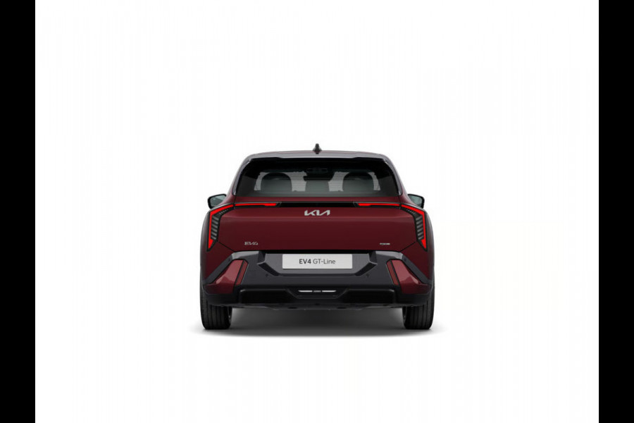 Kia EV4 GT-PlusLine 81.4 kWh | Actieprijs* | Navi. | Clima. | Adapt. Cruise. | Dodehoekassistentie | Achteruitrijcamera | Schuif-/Kanteldak | Harman Kardon | GT-Line Bekleding In Vegan Leder | Massagefunctie | Dodehoekcamera | Slimme Parkeerassistentie