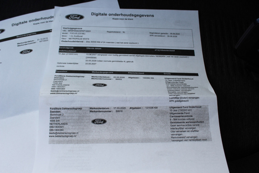 Ford FOCUS Wagon 1.0 EcoBoost Vignale goed onderhouden trekhaak camera parkeerhulp