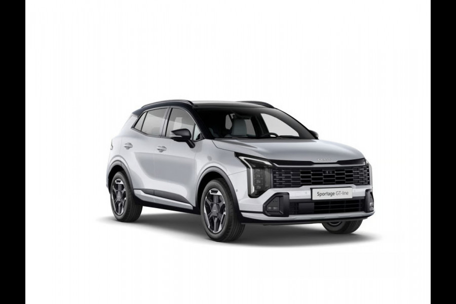 Kia Sportage 1.6 T-GDi Hybrid GT-PlusLine | Actieprijs* | Navi. | Clima. | Adapt. Cruise. | Stoel&Stuur Verwarming | Dodehoekcamera | Panodak | GT-Line Bekleding In Suède/Lederlook | Parkeersensoren | Harman Kardon | Slimme Parkeerassistentie