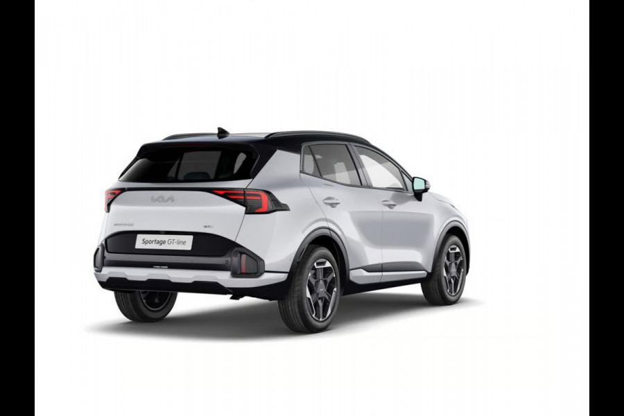 Kia Sportage 1.6 T-GDi Hybrid GT-PlusLine | Actieprijs* | Navi. | Clima. | Adapt. Cruise. | Stoel&Stuur Verwarming | Dodehoekcamera | Panodak | GT-Line Bekleding In Suède/Lederlook | Parkeersensoren | Harman Kardon | Slimme Parkeerassistentie