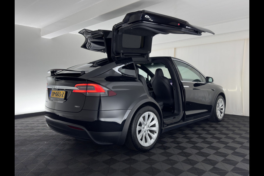 Tesla Model X 75D Base ( 7-Pers. ) [3-Fase-17kW] {SoH-84%} (INCL-BTW) Aut. *PANO | LEATHER | NAVI-FULLMAP | FULL-LED | AIRSUSPENSION | DIGI-COCKPIT | CCS-FASTLOADER | KEYLESS | DAB+ | HEATED-SPORTSEATS | PRIVACY-GLASS | AUTOPILOT |  20"A