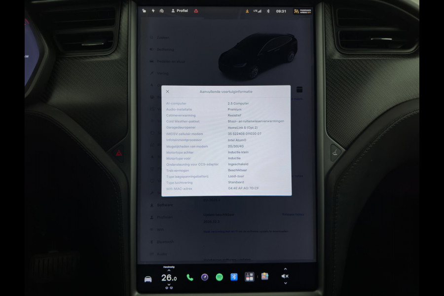 Tesla Model X 75D Base ( 7-Pers. ) [3-Fase-17kW] {SoH-84%} (INCL-BTW) Aut. *PANO | LEATHER | NAVI-FULLMAP | FULL-LED | AIRSUSPENSION | DIGI-COCKPIT | CCS-FASTLOADER | KEYLESS | DAB+ | HEATED-SPORTSEATS | PRIVACY-GLASS | AUTOPILOT |  20"A
