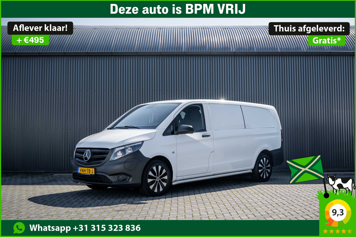 Mercedes-Benz EVITO TOURER | 90KWH | WLPT 367KM | Volledig Elektrisch | SOH 97.5% | Camera | Navi | Stoelverw. | Airco | 3-Zits