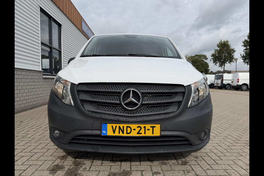 Mercedes-Benz Vito 119 CDI 190pk automaat Lang L2H1 / vaste prijs rijklaar € 19.650 ex btw / euro 6 / bpm vrij / leer / lease vanaf € 331 / airco / cruise / navigatie / trekhaak 2500 kg !