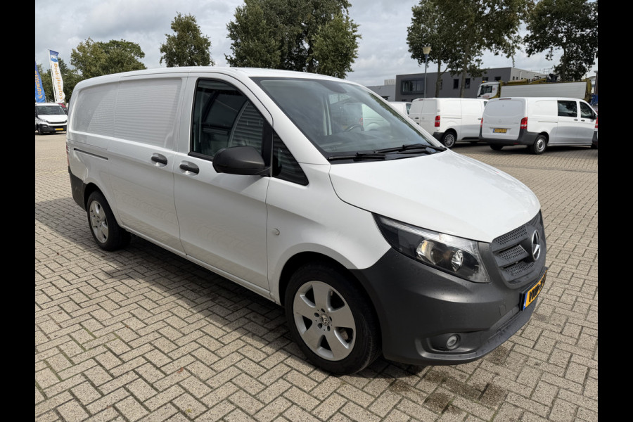 Mercedes-Benz Vito 119 CDI 190pk automaat Lang L2H1 / vaste prijs rijklaar € 19.650 ex btw / euro 6 / bpm vrij / leer / lease vanaf € 331 / airco / cruise / navigatie / trekhaak 2500 kg !