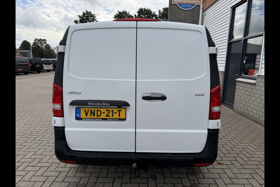 Mercedes-Benz Vito 119 CDI 190pk automaat Lang L2H1 / vaste prijs rijklaar € 19.650 ex btw / euro 6 / bpm vrij / leer / lease vanaf € 331 / airco / cruise / navigatie / trekhaak 2500 kg !
