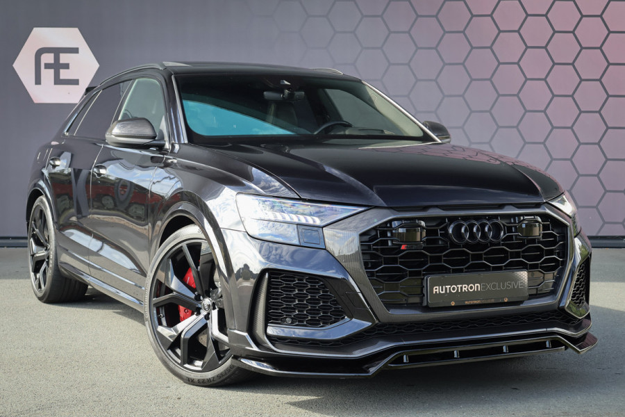 Audi RSQ8 4.0 TFSI RS Q8 quattro | CARBON IN & EXTERIEUR | ADAPTIVE CRUISE | TREKHAAK | MASSAGE | STOELVEWARMING & VERKOELING | CAMERA | H