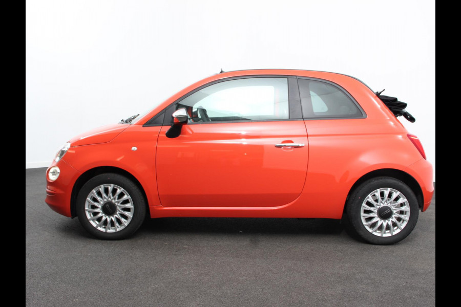Fiat 500C 1.0 Hybrid Cabrio Navigatie Climate Control Cruise control Lichtmetalen velgen Apple Carplay/ Android Auto Navigatie Parkeersensor achter