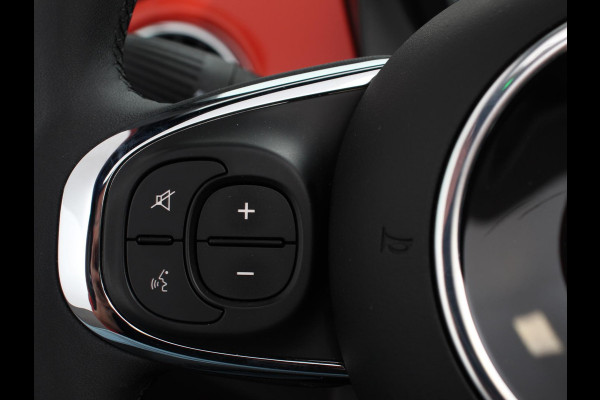 Fiat 500C 1.0 Hybrid Cabrio Navigatie Climate Control Cruise control Lichtmetalen velgen Apple Carplay/ Android Auto Navigatie Parkeersensor achter