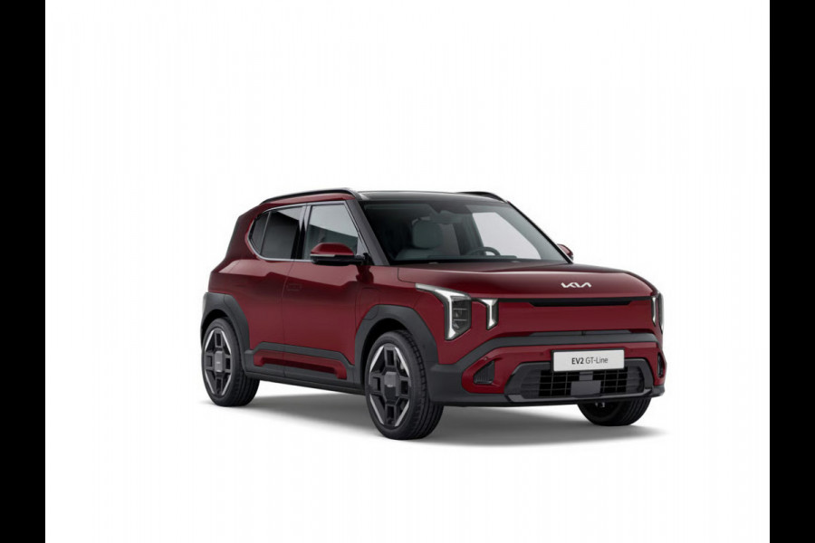 Kia EV2 GT-Line 61 kWh | Actieprijs* | 5p. | Navi. | Clima. | Adapt. Cruise. | Stoel&Stuur Verwarming | 15L Frunk | Glazen Schuif-/Kanteldak | Harman Kardon | Vegan Lederen Stoelbekleding 'GT-Line' | Dodehoekcamera | Slimme Parkeerassistentie