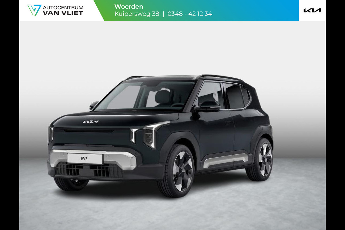 Kia EV2 Plus Advanced 42.2 kWh 5p. | Actieprijs * | Clima | Adapt. cruise | Navi | Schuif/Kanteldak | 18" | Stoel&Stuur Verwarming | Harman Kardon | Apple Carplay