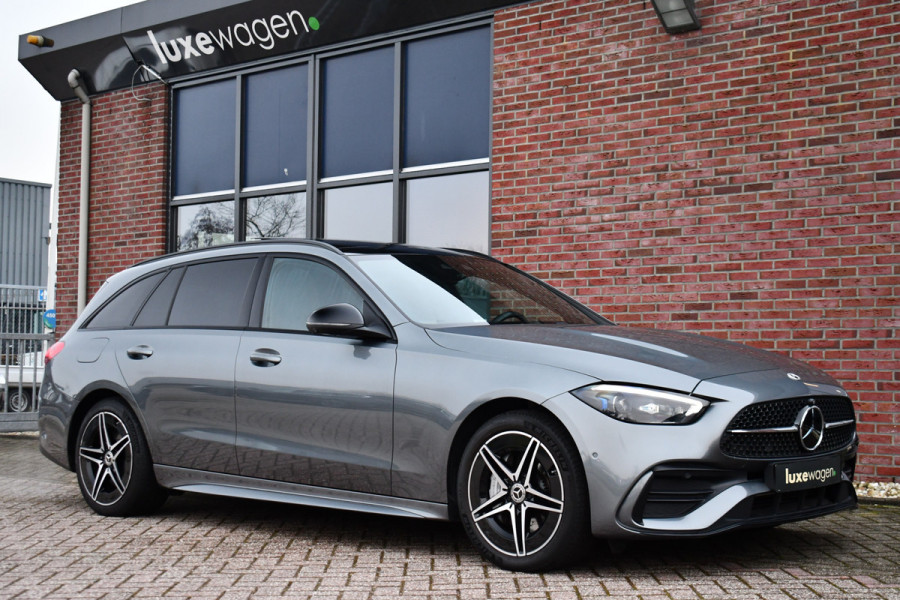 Mercedes-Benz C-Klasse Estate 300 e AMG Line Pano Distr HUD 360 Stoel-vent Night