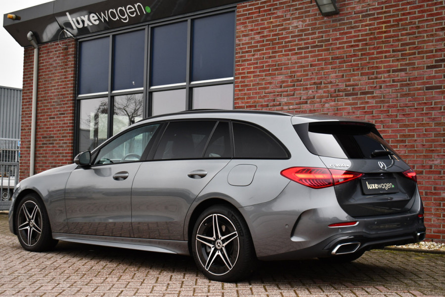 Mercedes-Benz C-Klasse Estate 300 e AMG Line Pano Distr HUD 360 Stoel-vent Night