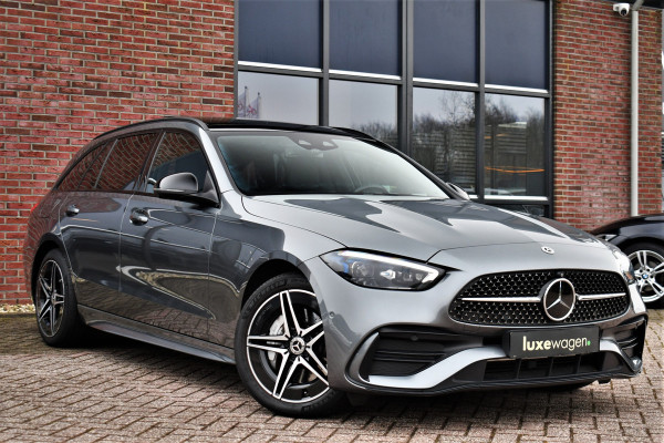 Mercedes-Benz C-Klasse Estate 300 e AMG Line Pano Distr HUD 360 Stoel-vent Night