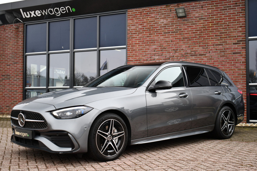 Mercedes-Benz C-Klasse Estate 300 e AMG Line Pano Distr HUD 360 Stoel-vent Night