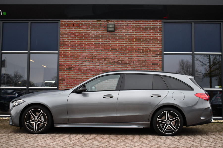 Mercedes-Benz C-Klasse Estate 300 e AMG Line Pano Distr HUD 360 Stoel-vent Night