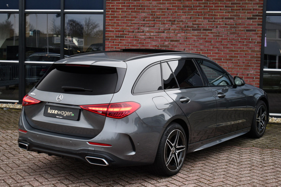 Mercedes-Benz C-Klasse Estate 300 e AMG Line Pano Distr HUD 360 Stoel-vent Night