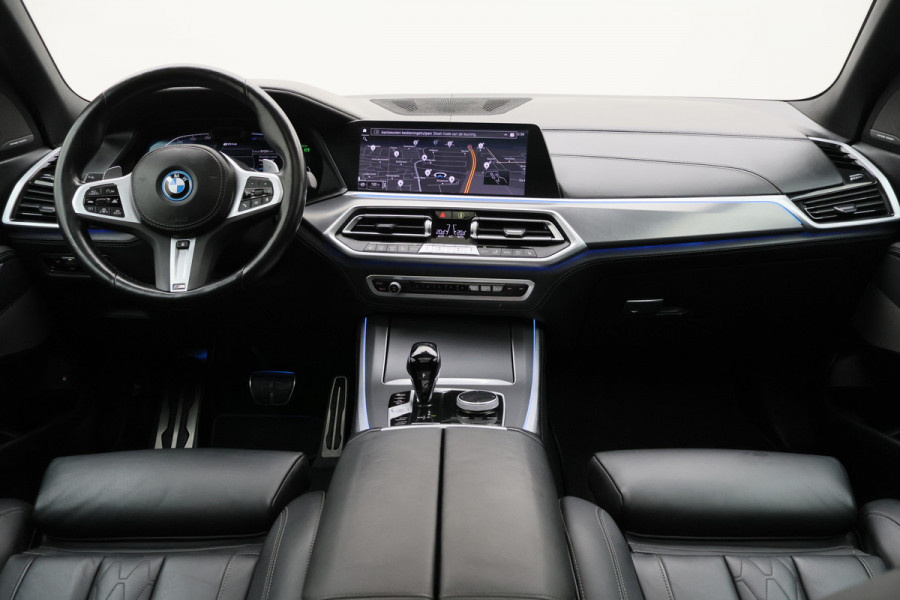 BMW X5 xDrive45e High Executive Laser, Panoramadak, Head-Up, 360° Camera, ACC, Luchtvering, H&K, Trekhaak, 22"