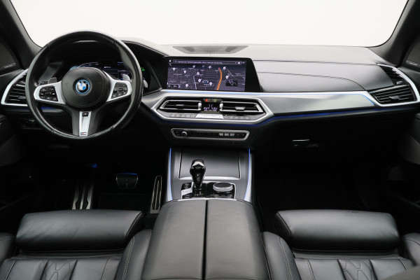 BMW X5 xDrive45e High Executive Laser, Panoramadak, Head-Up, 360° Camera, ACC, Luchtvering, H&K, Trekhaak, 22"