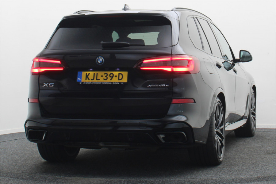 BMW X5 xDrive45e High Executive Laser, Panoramadak, Head-Up, 360° Camera, ACC, Luchtvering, H&K, Trekhaak, 22"