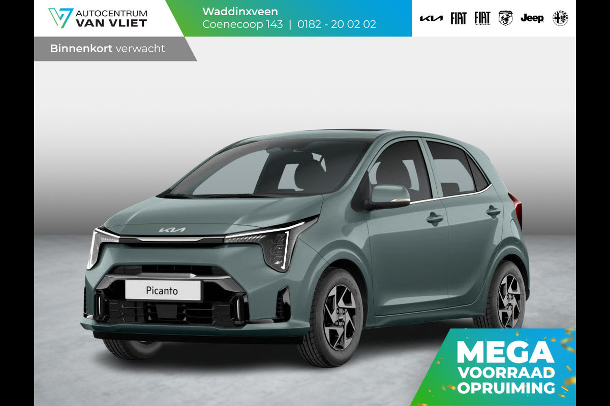 Kia Picanto 1.0 GDi DynamicLine | Actieprijs* | Levering Juli | Navi. | Airco | Cruise. | Camera | Carplay
