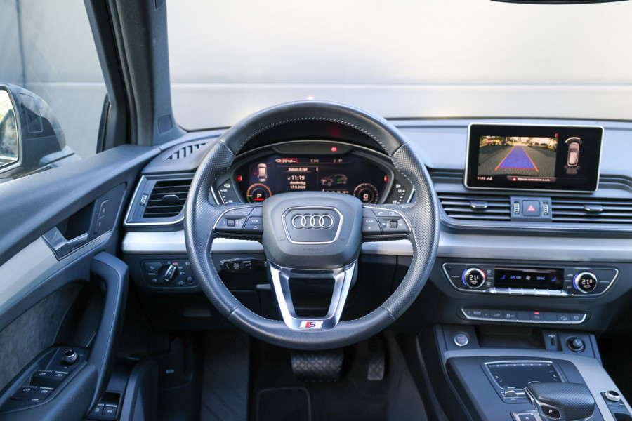 Audi Q5 55 TFSI e quattro Competition | S-LINE | SOH 86% | LEDER | B&O | ACC | LUCHTVERING | TREKHAAK | HUD |