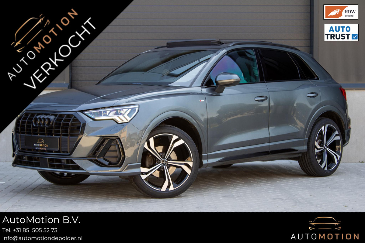 Audi Q3 35 TFSI S Line PANO CAMERA ELEKTRISCHE STOELEN SFEER PARKEERASSISTENT