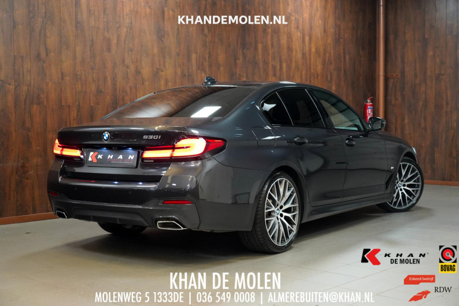 BMW 5 Serie 530i M-Sport M Sport|Pano|Leder|HUD|Dealer onderhouden