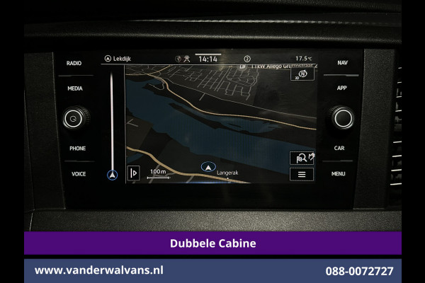 Volkswagen Transporter 2.0 TDI 150pk Automaat L2H1 Dubbele Cabine Euro6 Airco | 6-Zits | Camera | Navigatie | Apple Carplay | Cruisecontrol Android Auto, Stoelverwarming, 2500kg Trekhaak, Achterklep