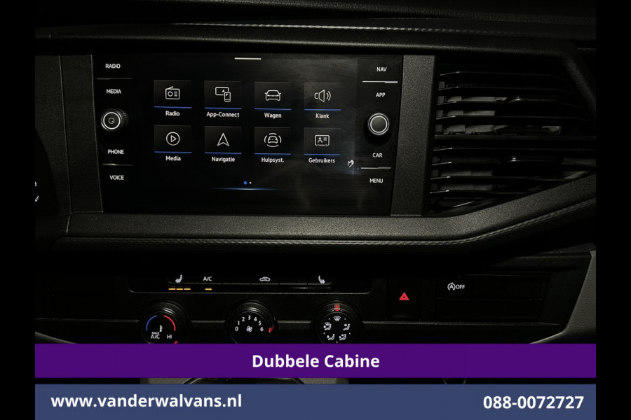 Volkswagen Transporter 2.0 TDI 150pk Automaat L2H1 Dubbele Cabine Euro6 Airco | 6-Zits | Camera | Navigatie | Apple Carplay | Cruisecontrol Android Auto, Stoelverwarming, 2500kg Trekhaak, Achterklep