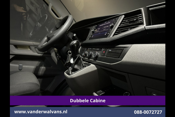 Volkswagen Transporter 2.0 TDI 150pk Automaat L2H1 Dubbele Cabine Euro6 Airco | 6-Zits | Camera | Navigatie | Apple Carplay | Cruisecontrol Android Auto, Stoelverwarming, 2500kg Trekhaak, Achterklep