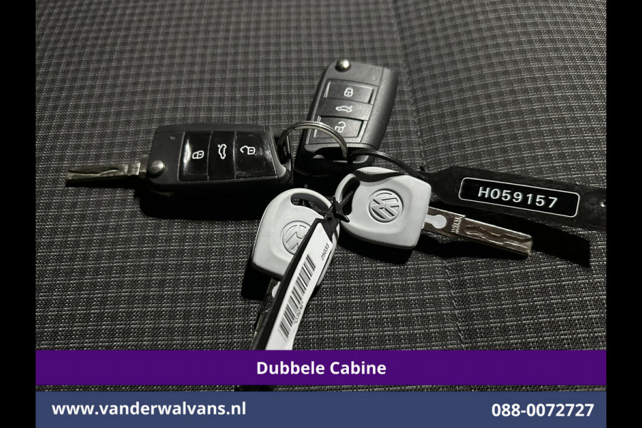 Volkswagen Transporter 2.0 TDI 150pk Automaat L2H1 Dubbele Cabine Euro6 Airco | 6-Zits | Camera | Navigatie | Apple Carplay | Cruisecontrol Android Auto, Stoelverwarming, 2500kg Trekhaak, Achterklep