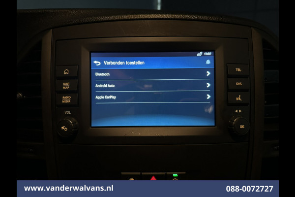 Mercedes-Benz Vito 116 CDI 164pk L2H1 Euro6 Airco | Camera | Navigatie | Apple Carplay | Cruisecontrol Android Auto, Parkeersensoren, Bijrijdersbank