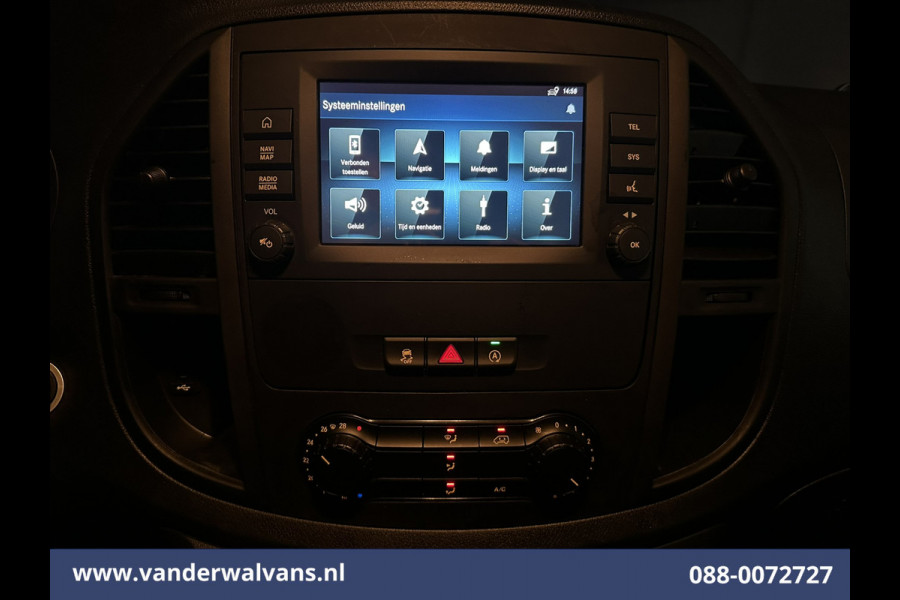 Mercedes-Benz Vito 116 CDI 164pk L2H1 Euro6 Airco | Camera | Navigatie | Apple Carplay | Cruisecontrol Android Auto, Parkeersensoren, Bijrijdersbank