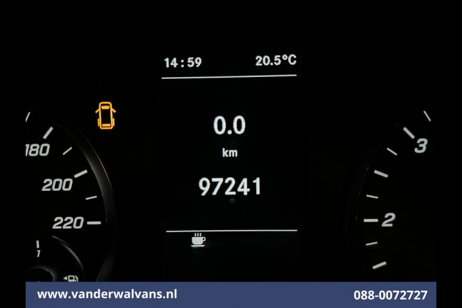 Mercedes-Benz Vito 116 CDI 164pk L2H1 Euro6 Airco | Camera | Navigatie | Apple Carplay | Cruisecontrol Android Auto, Parkeersensoren, Bijrijdersbank