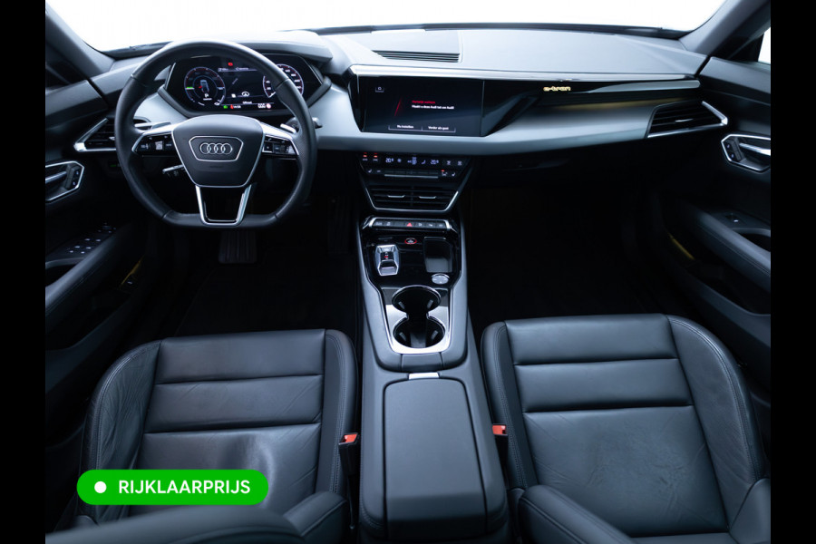 Audi e-tron GT 93 kWh | Luchtvering | Panoramadak | Daytona grijs | Leer | 20" LMV | Stoelverwarming V+A | Ambienteverlichting, Camera systeem Area View, Volledig Audi dealer onderhouden
